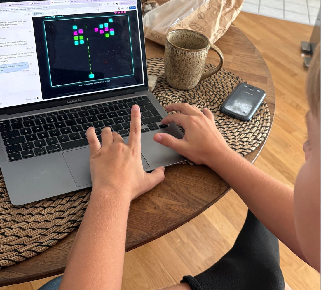 Vibe Coding macht Kinder zu Gestaltern: Vom Gedankenblitz zur eigenen App in Minuten - Tinkrebels.com