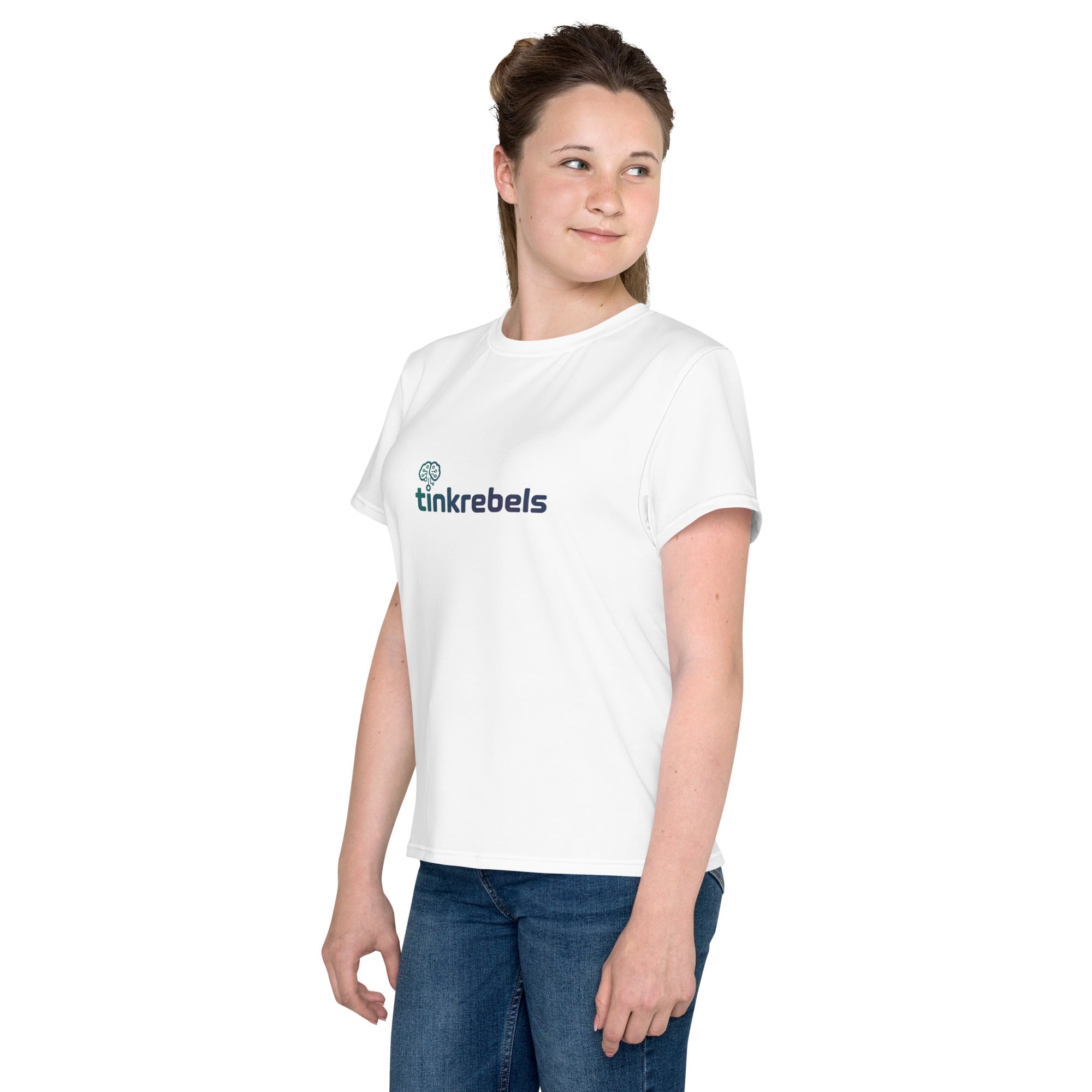 T-Shirt mit Rundhalsausschnitt für Jugendliche - Tinkrebels.com
